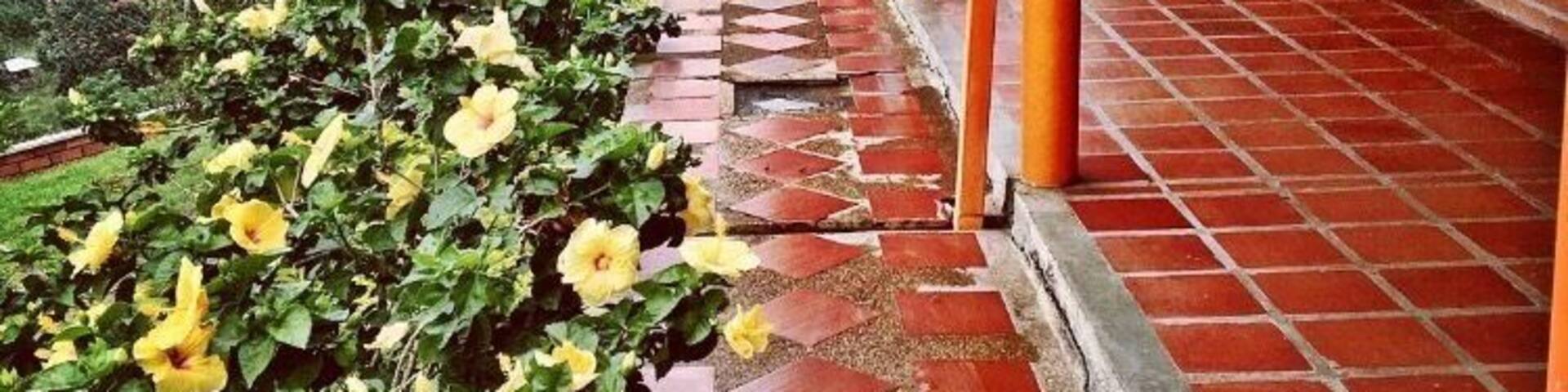 Traditional Colombia home.