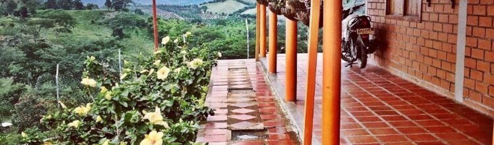 Traditional Colombia home.