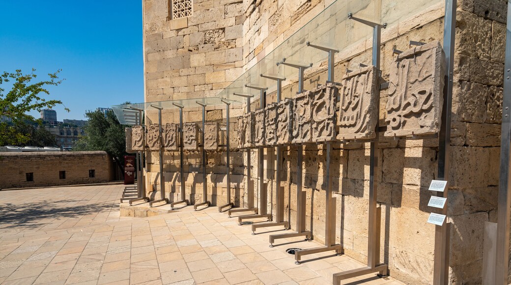 Ruins of Sabayil castle in Shirvanshahs Palace, Baku city