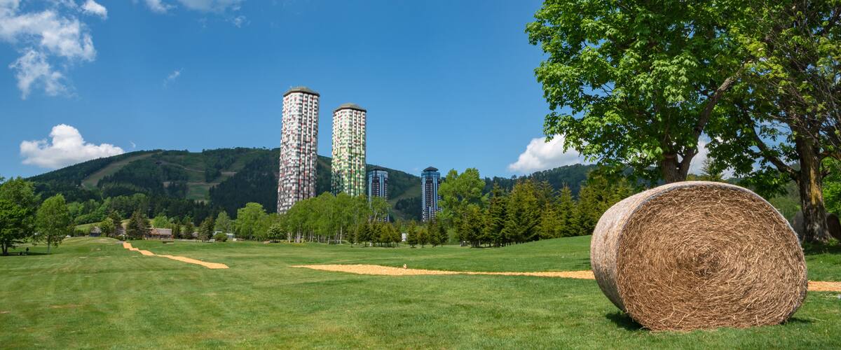 Hoshino Resorts Tomamu in Nakatomamu, Shimukappu Village, Yufutsu District, Hokkaido, Japan
