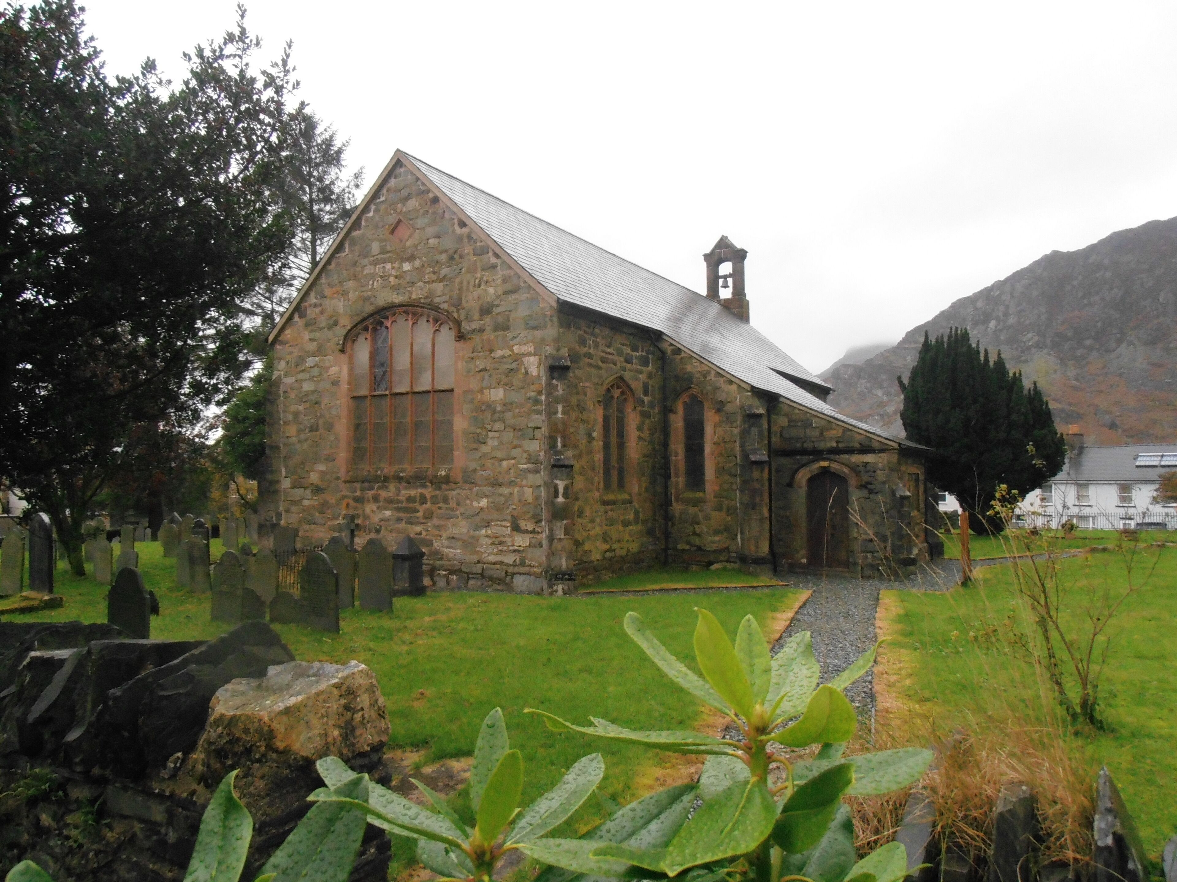 Blaenau Ffestiniog town center, Gwynedd, Wales.