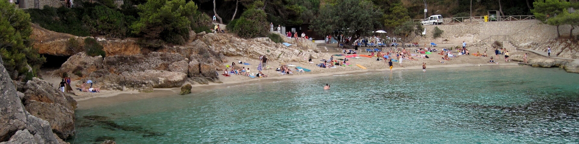Cala Gat, Bucht bie Cala Rajada, Gemeinde Capdepera, Mallorca, Spanien