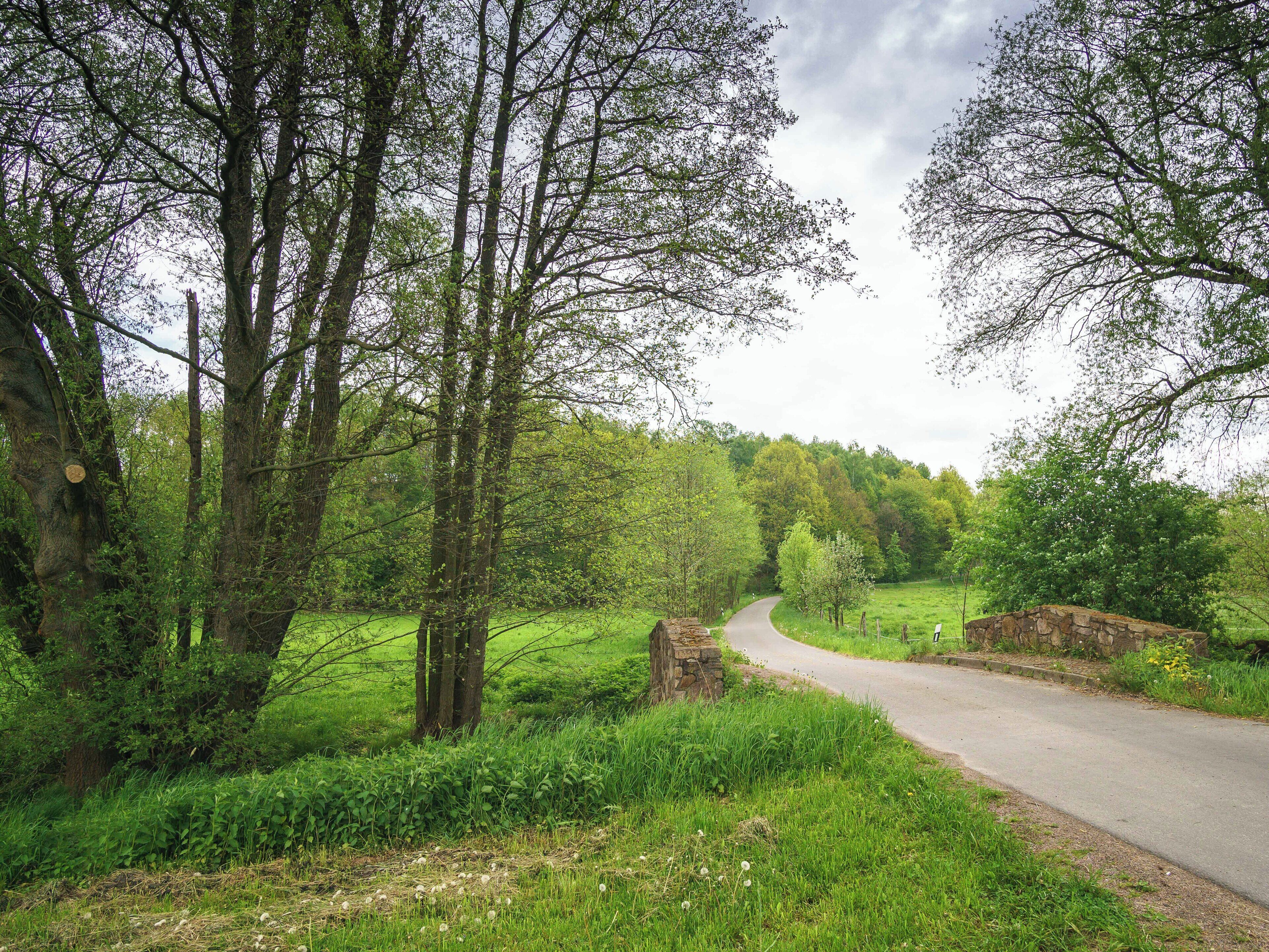 Brücke über den Schanzenbach unterhalb der Leithenmühle in Richtung Meuselwitz im Leisnig OT Brösen