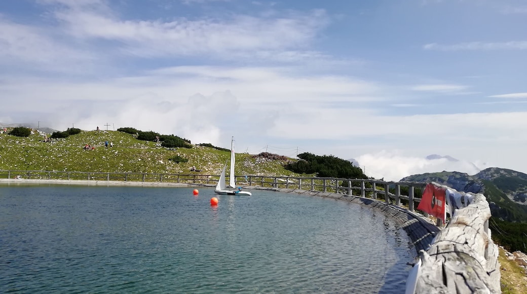 Regata on 2000 m high Mountain lake Zvoh