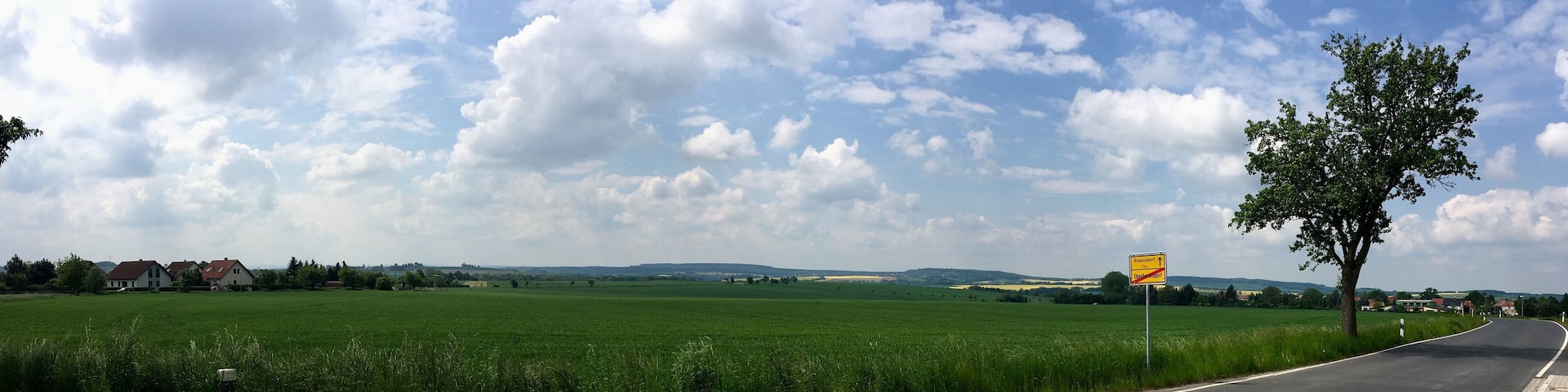 Blick aus Richtung Oberhermsdorf / Wilsdruff