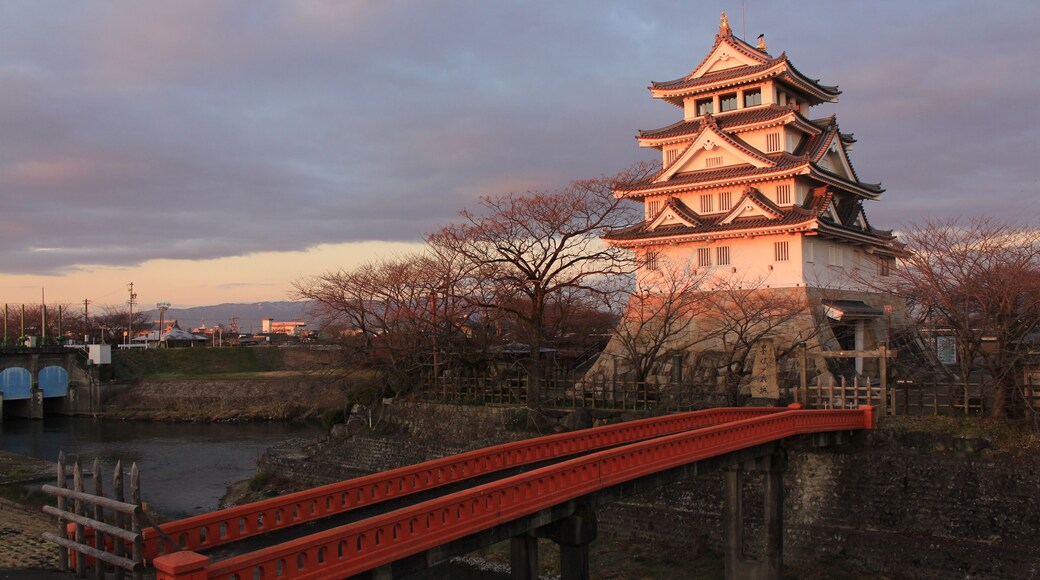 Sunomata Castle in Ōgaki, Gifu prefecture, Japan.