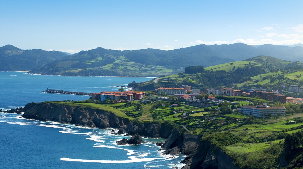 Beautiful atlantic shore in Basque country