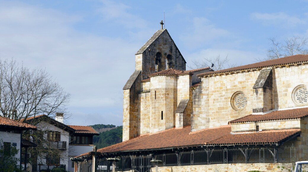 Andra Mari church, in Galdakao, Vizcaya, Spain. Circa XIII century. Spain Heritage Site since 1931.