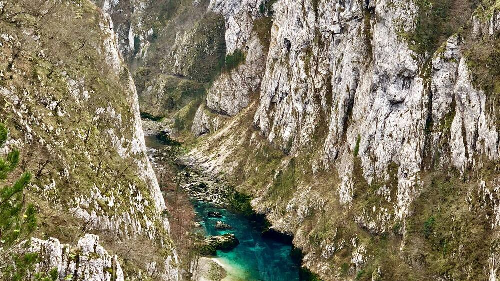 While driving from Bosnia to Montenegro