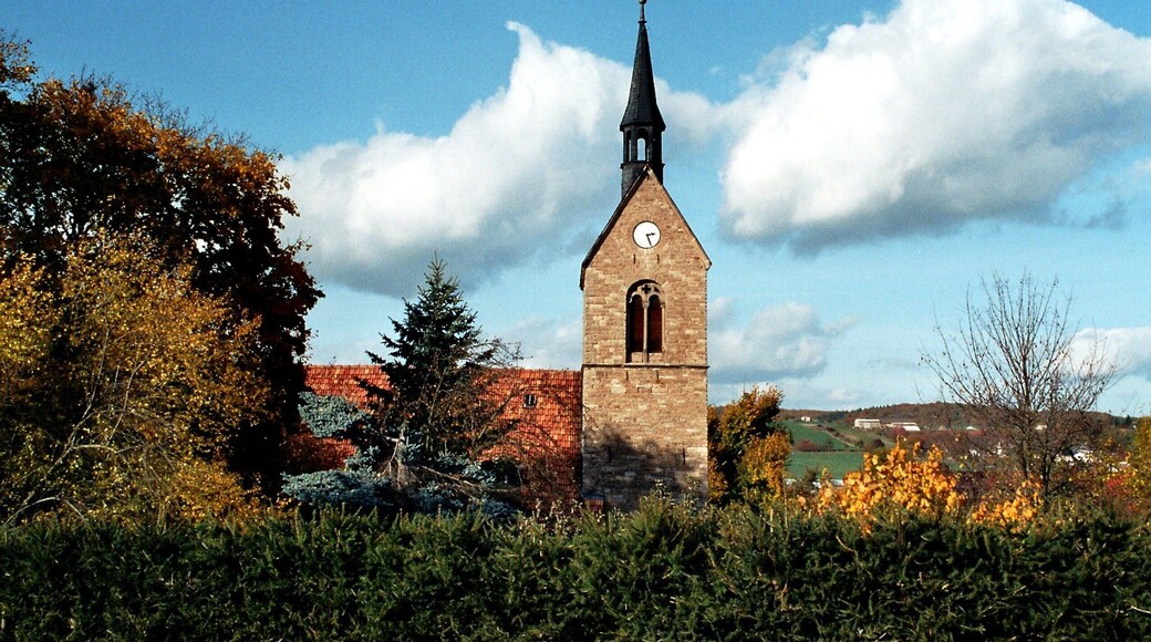 This is a photograph of an architectural monument. It is on the list of cultural monuments of Lengefeld (Sangerhausen), no. 094 81694