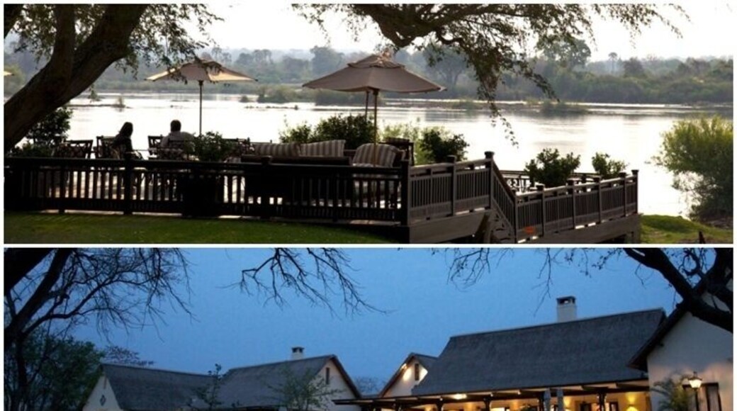 The Royal Livingston hotel ..
What a great place to be.. Just a short walk to the Victoria Falls.