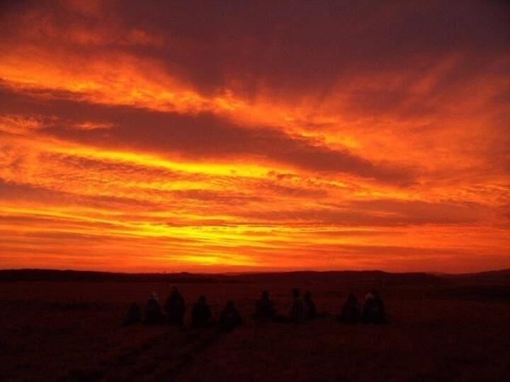 Sunrise at the Sani Pass #goldenhour