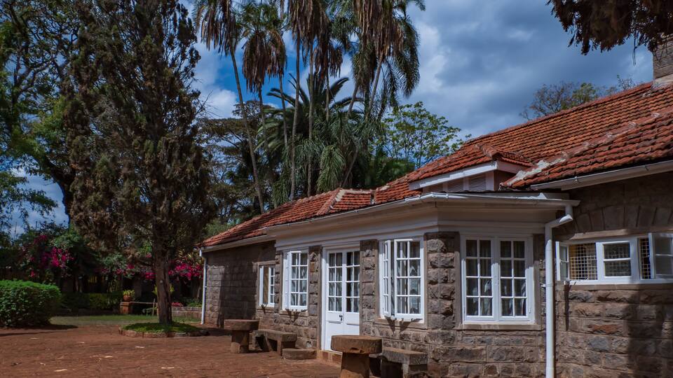 Nairobi, Kenya - October 2022: Karen Blixen Museum, Danish author know from her book 'Out of Afria(1917-1931), Africa