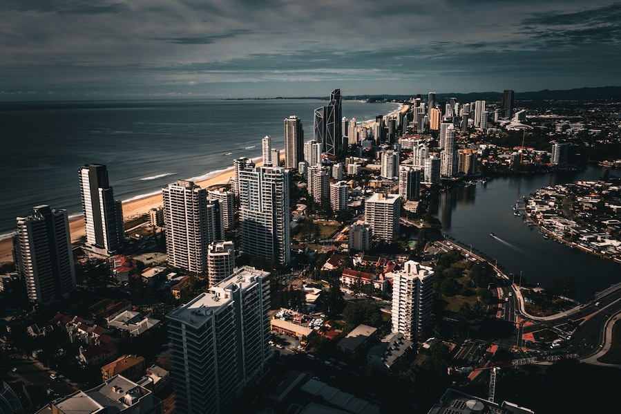 Ethereal Horizons: Capturing the Melody of Surfers Paradise's Coastal Symphony