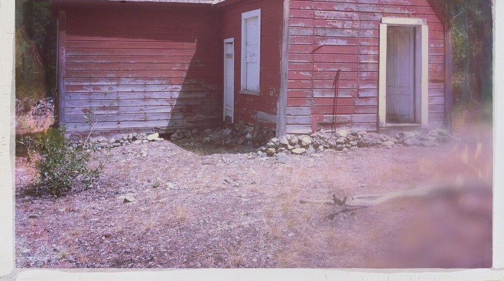 The back of one of the buildings in the Jamison Mine Complex. Someone left the door open. Come on in.