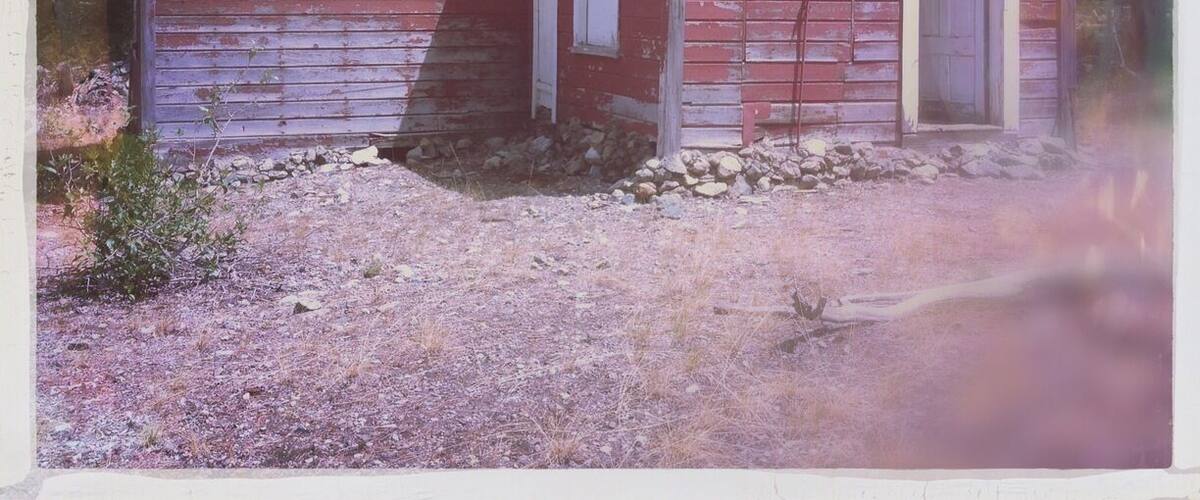 The back of one of the buildings in the Jamison Mine Complex. Someone left the door open. Come on in.