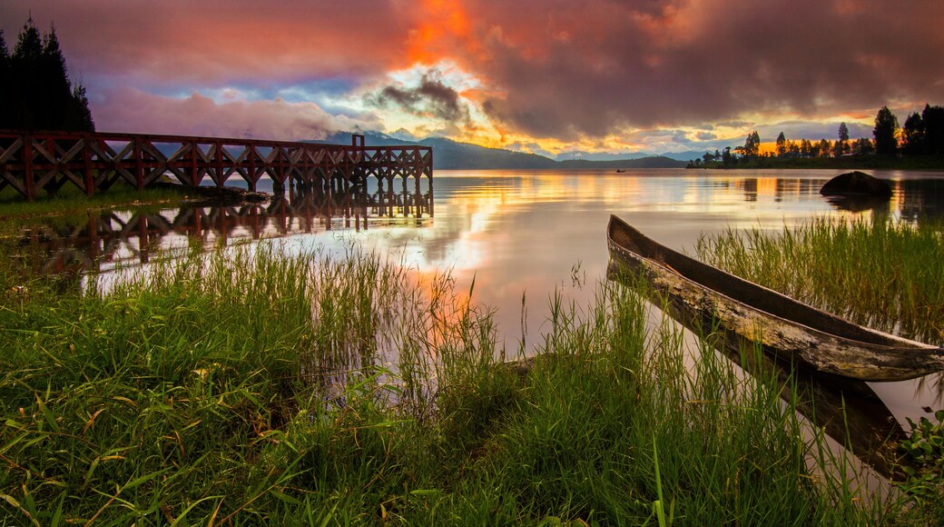 Beautiful Sunset at alahan panjang, Solok, West Sumatra.