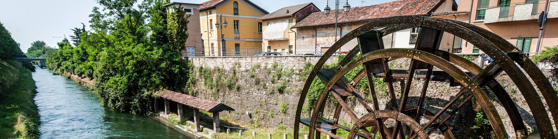 Groppello d'Adda (Milan, Lombardy, Italy), ancient watermill on