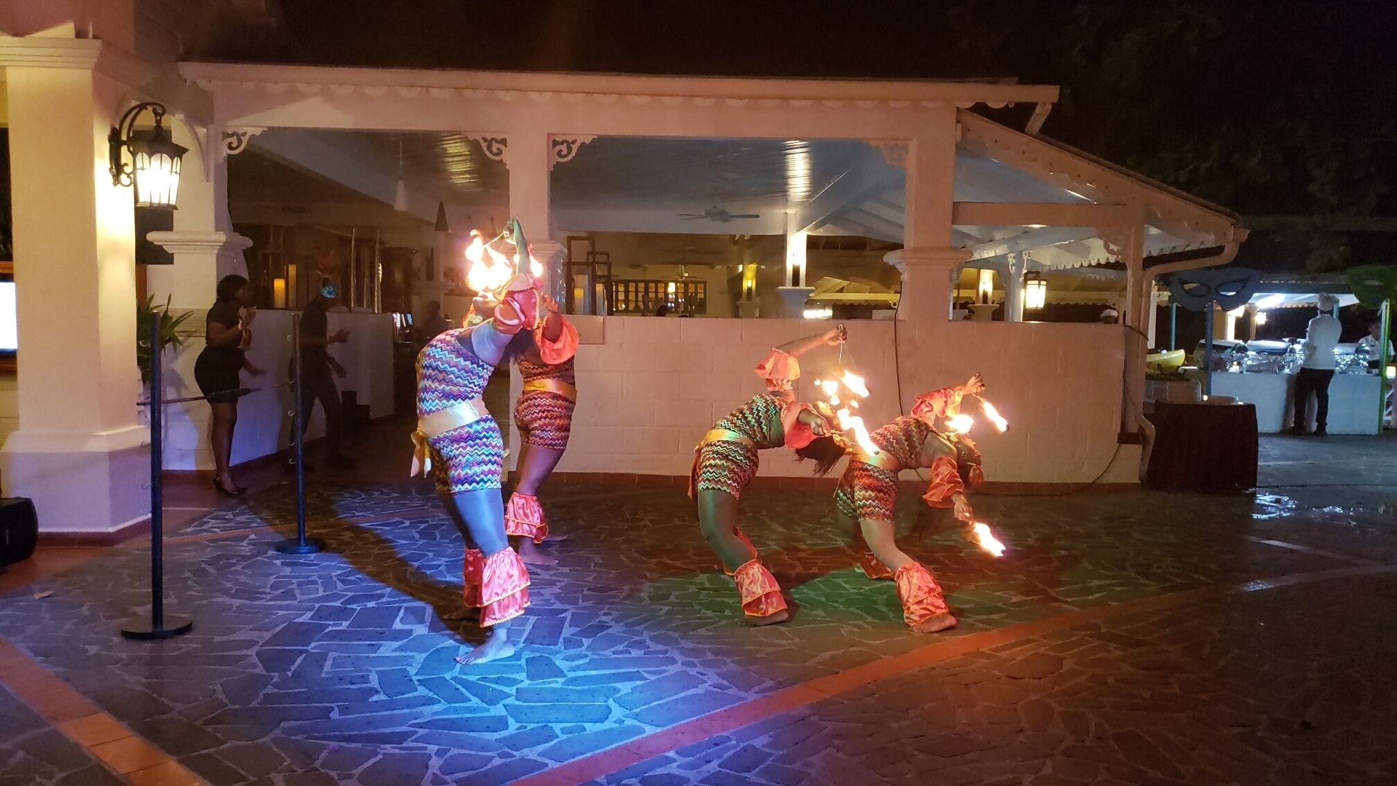 One thing I especially enjoyed while staying here at this resort was that they offered some incredible entertainment. When I was in Jamaica the Resort I stayed at wasn't a Sandals and when I went to the disco they played regular mainstream pop music. I dont travel all this distance to listen to what I can hear and see back home. At Sandals each night consisted of a different performance that is unique such as steel drums demonstration, reggae and jazz singers, fire shows and more. It was incredible and varied which was exactly what I was hoping for. 
#SaintLucia #IslandLife #Carribean #WestIndies #Island #Entertainment 