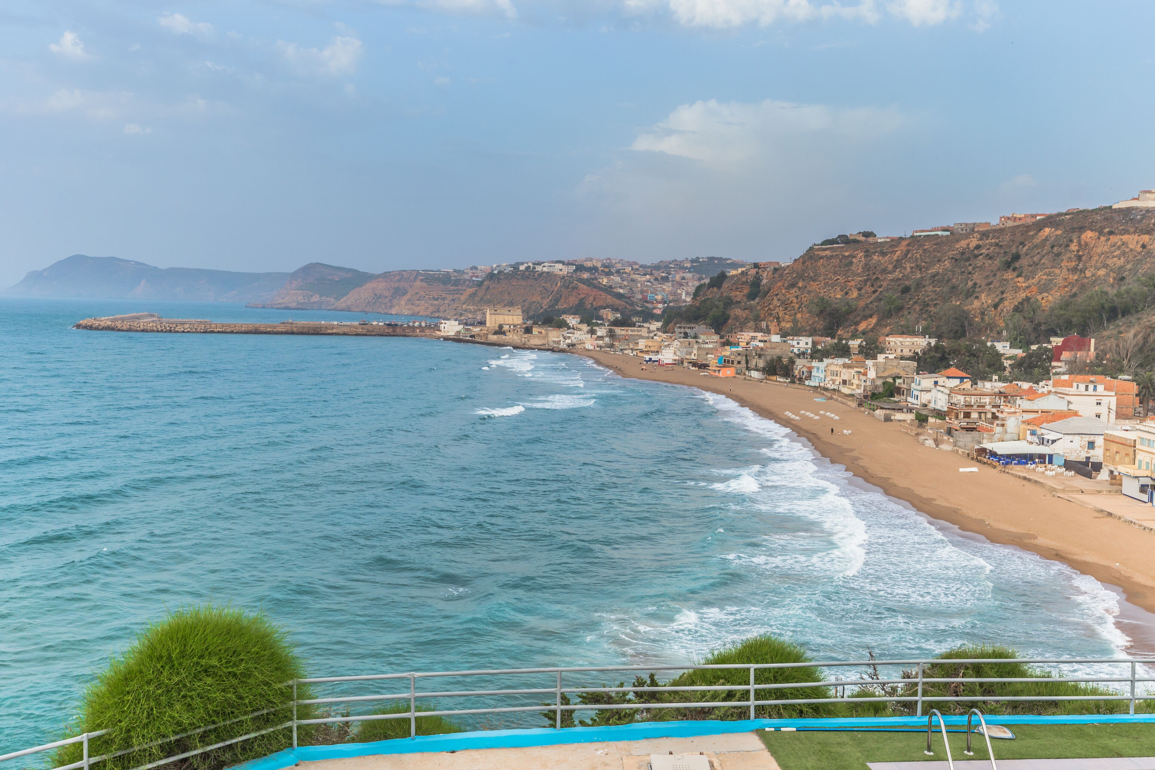 Beni Saf - June 01, 2017: Coast of Beni Saf, Algeria