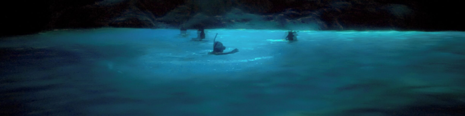 The "Green Cave" at Marina di Andrano from the interior. Sorry for the not very good definition: the picture was taken by my smartphone.