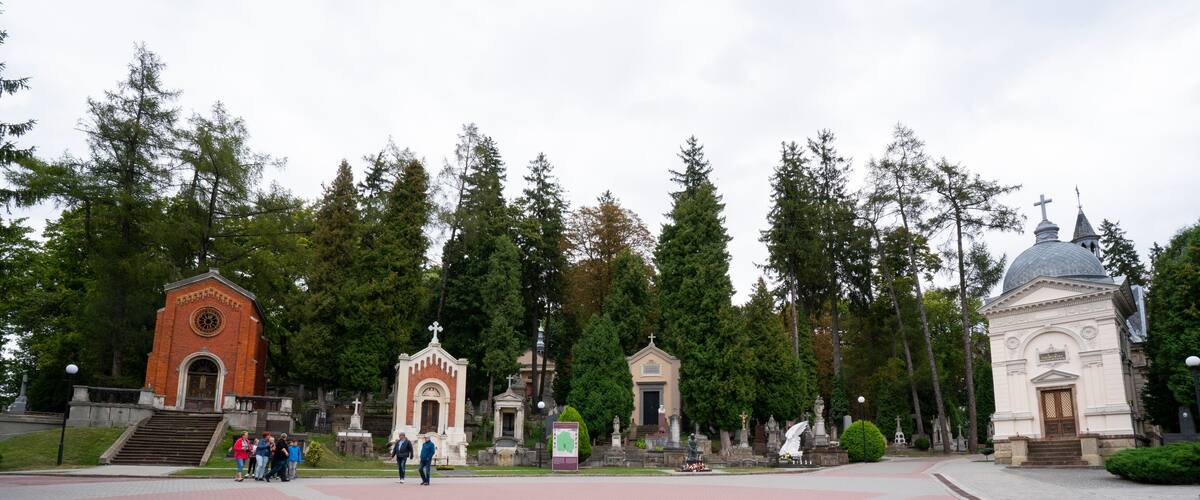Lviv,Lychakivskyi District /Ukraine Lychakiv cemetery enterance