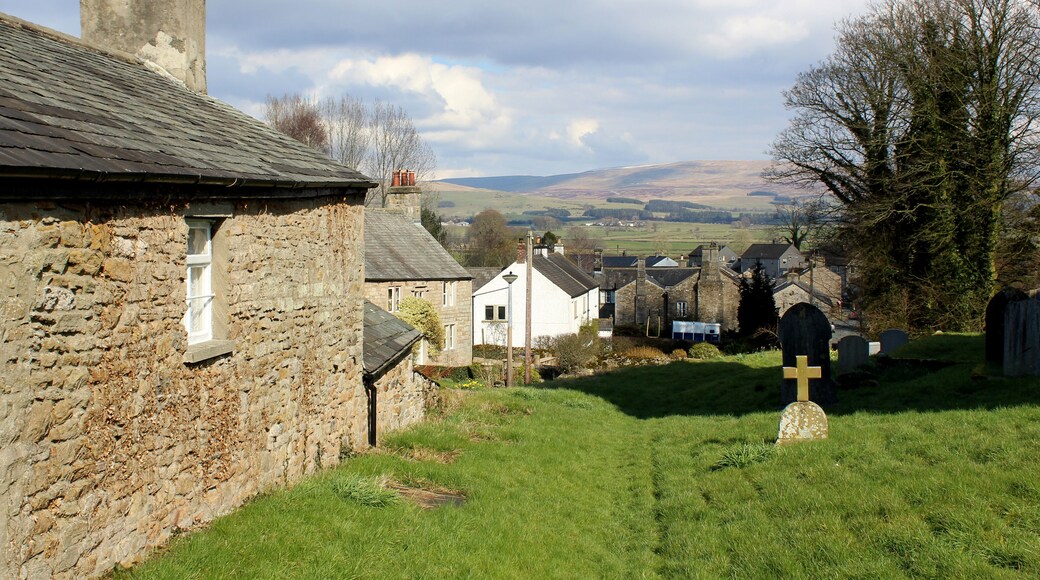 View from the Churchyard in Whittington