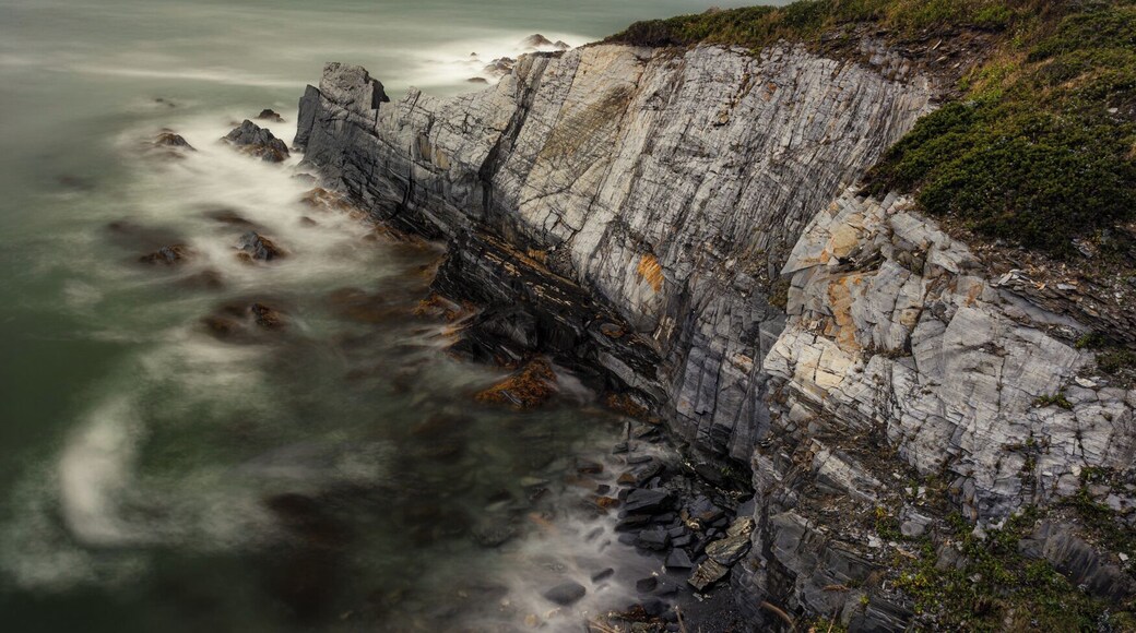 Our first full night on the coast was at Cape St. Mary's. To research for this trip I just loaded up Google maps and started looking at every inch of the coast. I saw this beautiful lighthouse and rocky coastline and knew I had to get a long exposure here. The water crashing on the rocks was relentless and beautiful!