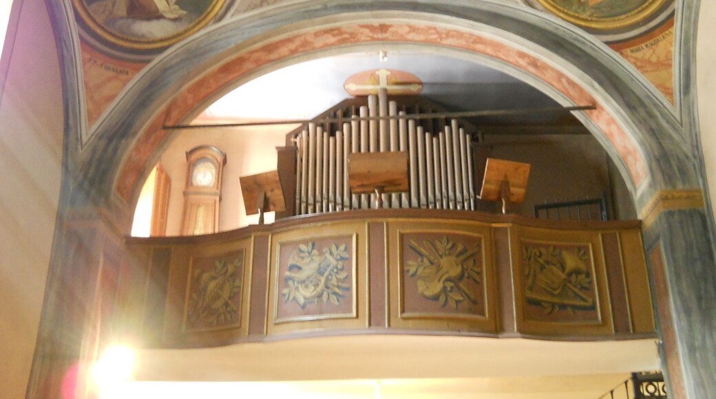 Organ of the church of the Visitation of the Virgin Mary, Bruil, Rhêmes-Notre-Dame, Aosta Valley, Italy