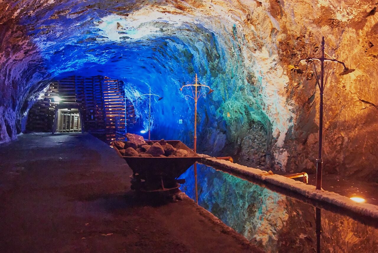 Mina De Sal De Nemocón.   

#architecture