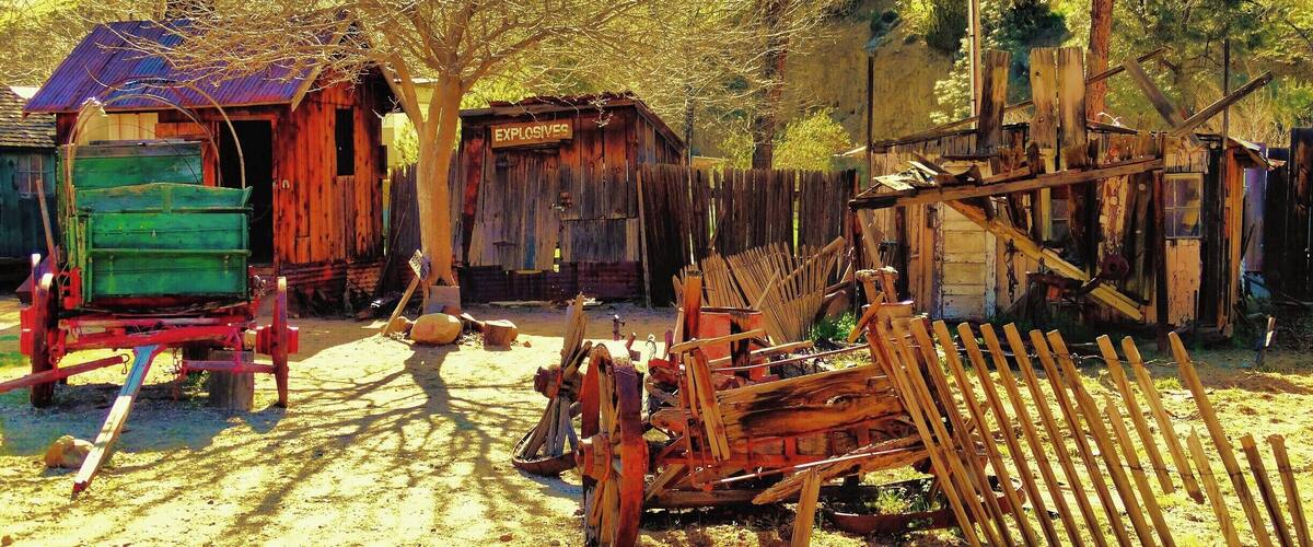 Silver City is one of many ghost towns left in ruins since the California Gold Rush.