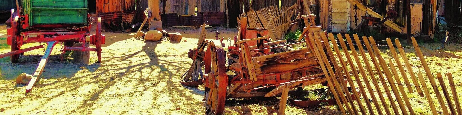 Silver City is one of many ghost towns left in ruins since the California Gold Rush.