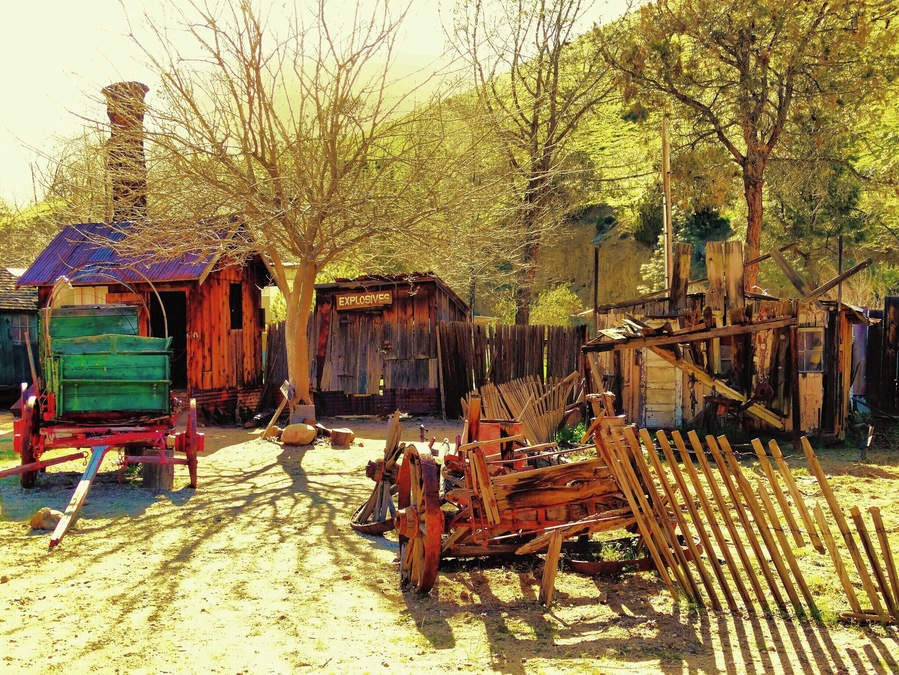 Silver City is one of many ghost towns left in ruins since the California Gold Rush.