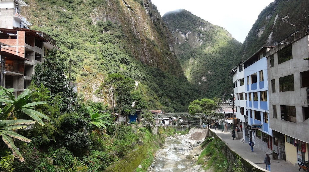 Unique town in a valley of the Andes Mountains at the foot of Machu Picchu.