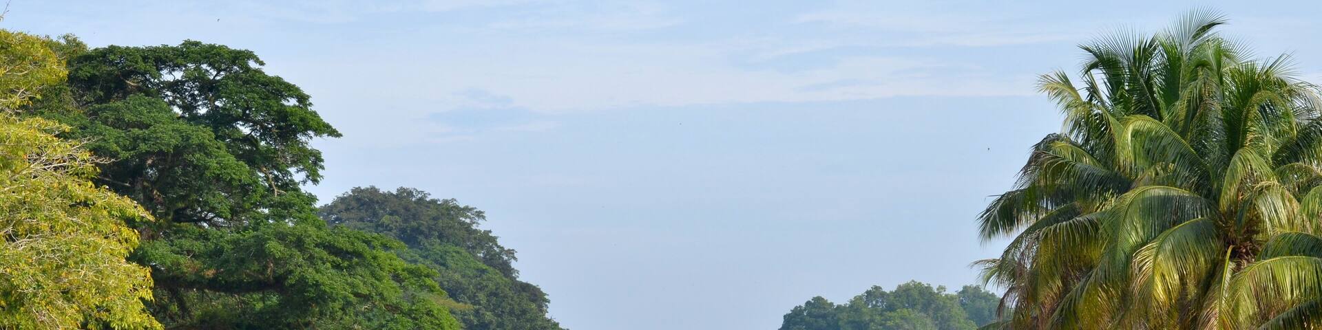 Pahang River bank in Pekan town in Malaysia