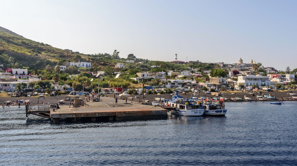 Port of Stromboli, island of Stromboli, Aeolian Islands, Italy.