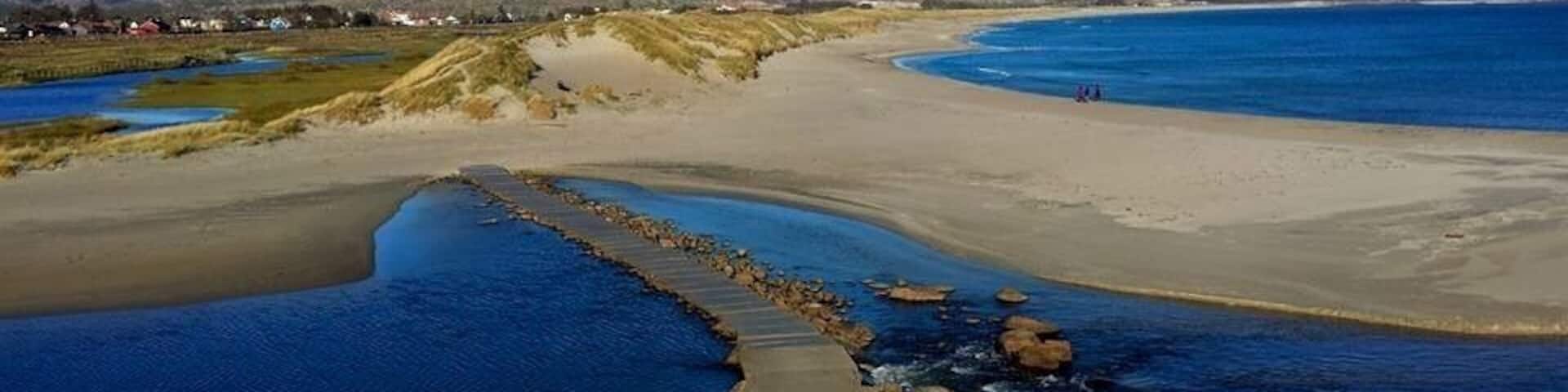 Miles after miles of beautiful beaches in this part of Norway is in contrast to the world famous fjords just a 2-3 hours drive away. I especially loved this one which was ranked as the country's most beautiful in a newspaper. And right they were. Here you can wander and do your beach activities, what ever they might be, alone for hours upon hours without being bothered. No doubt, a beautiful place :)