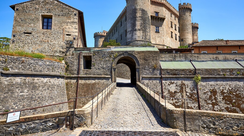 castle of bracciano, medieval village near rome