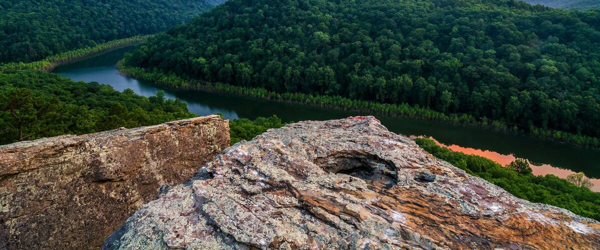 Big South Fork, scenic sunset, Tennessee