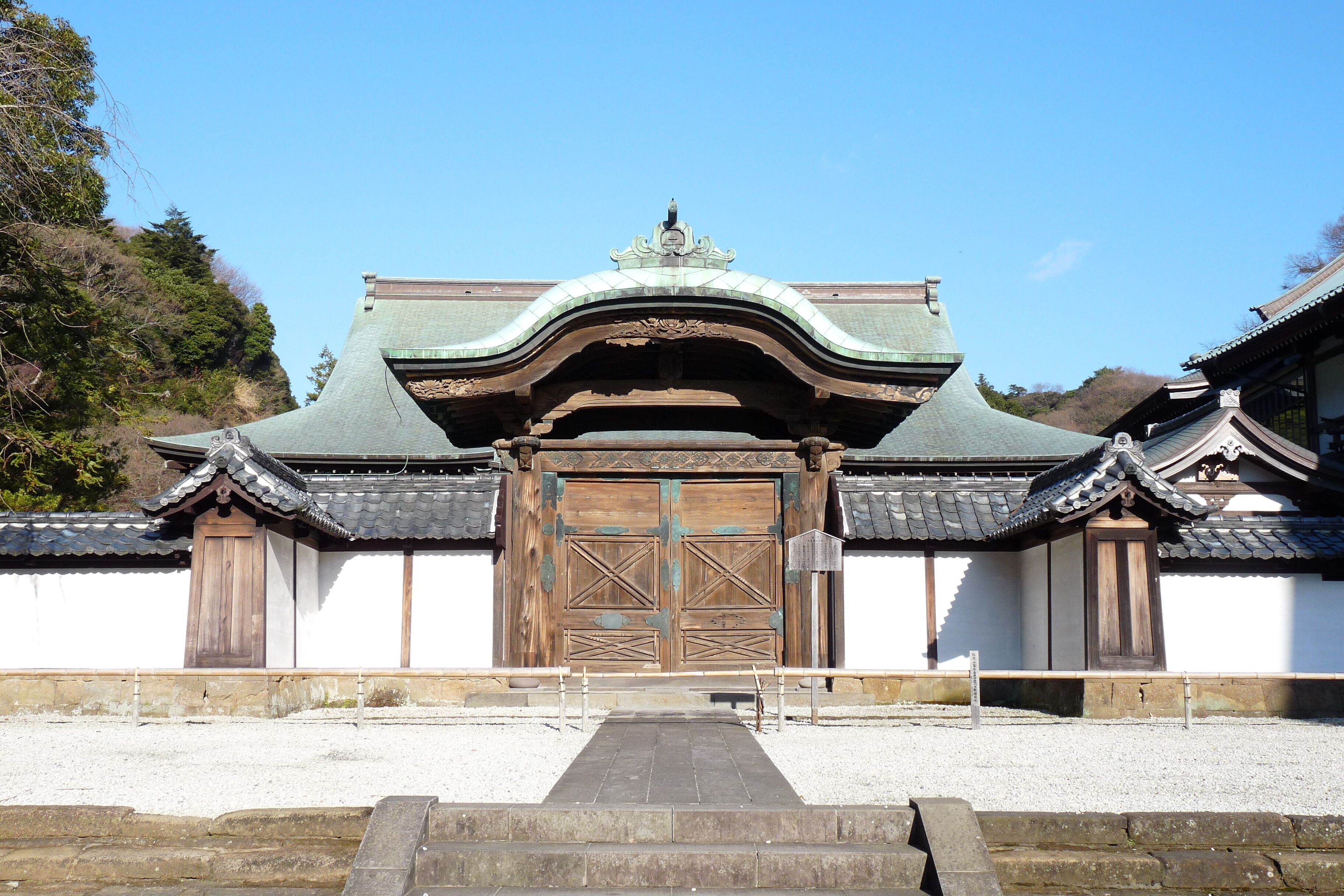 建長寺唐門（修理前）Kamakura