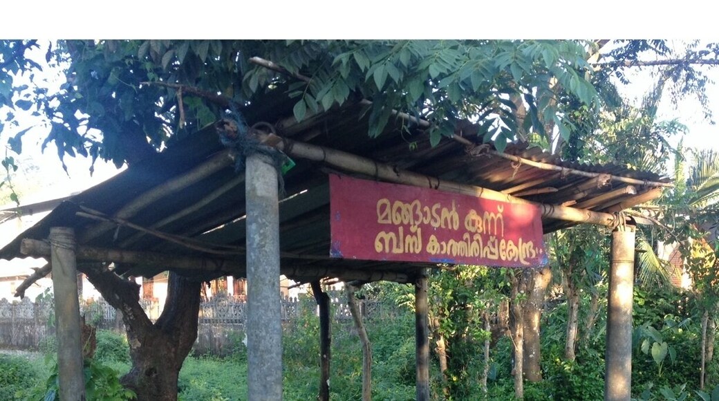Village bus stop at Vythiri, Waynad, S India