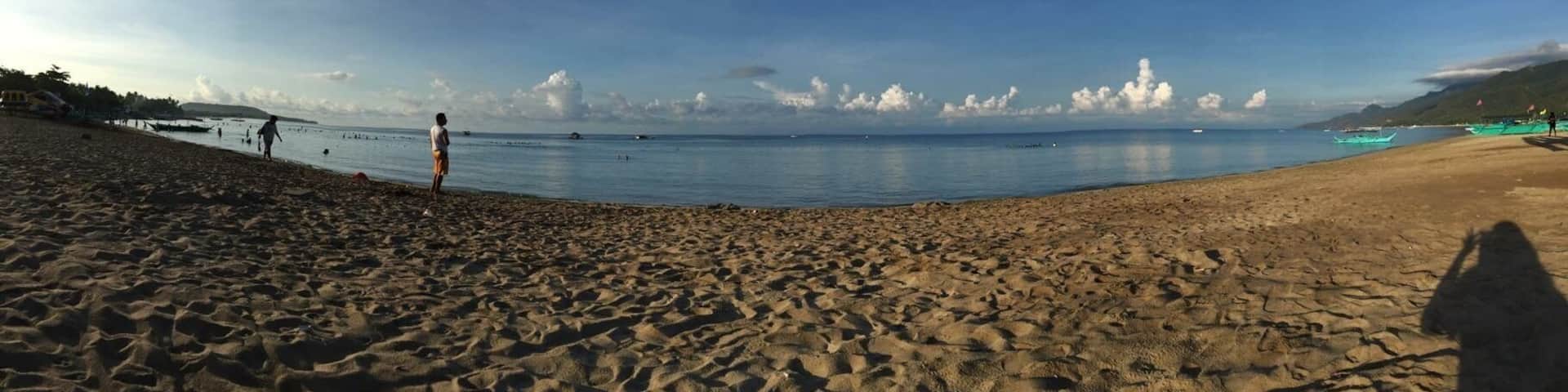 My panorama shot of Kabayan Beach in Laiya Batangas. #blue