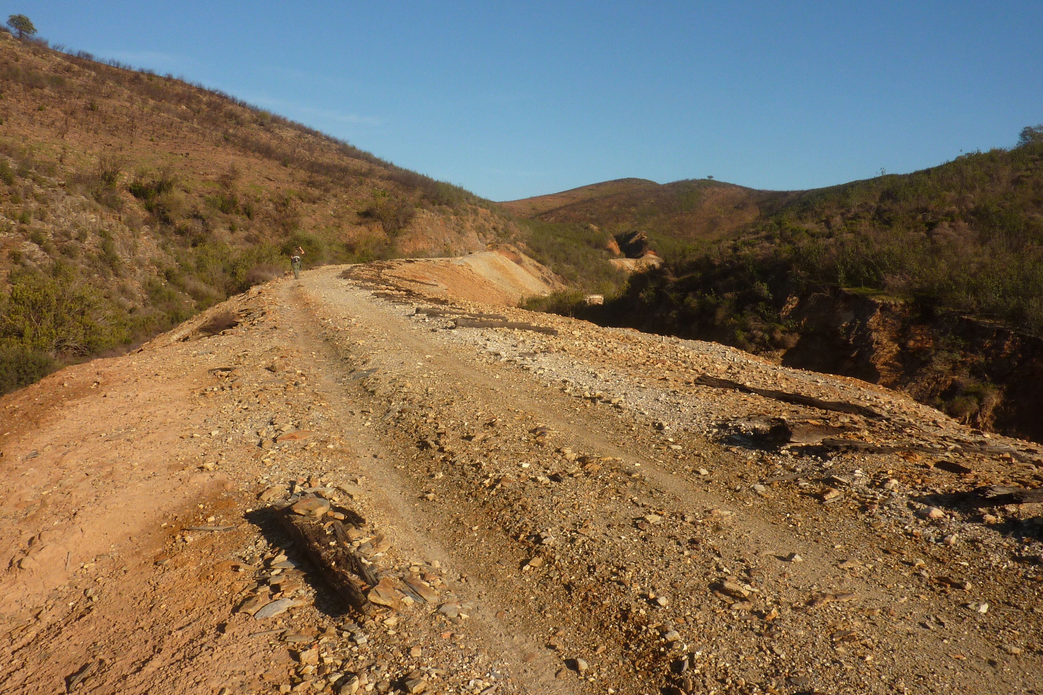 Pomarao - the old rail line