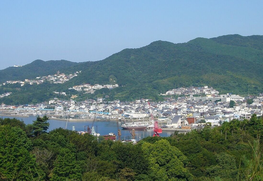 Fukura port in Awaji-shima(island), Japan.