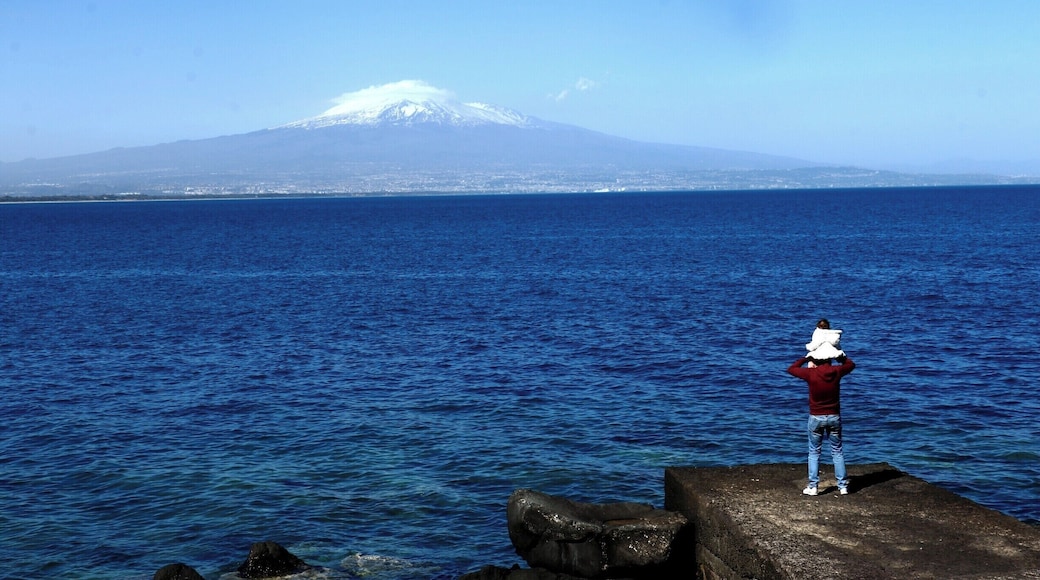 Gulf of Catania view. A coast of 35 km, whose beauty is startling.