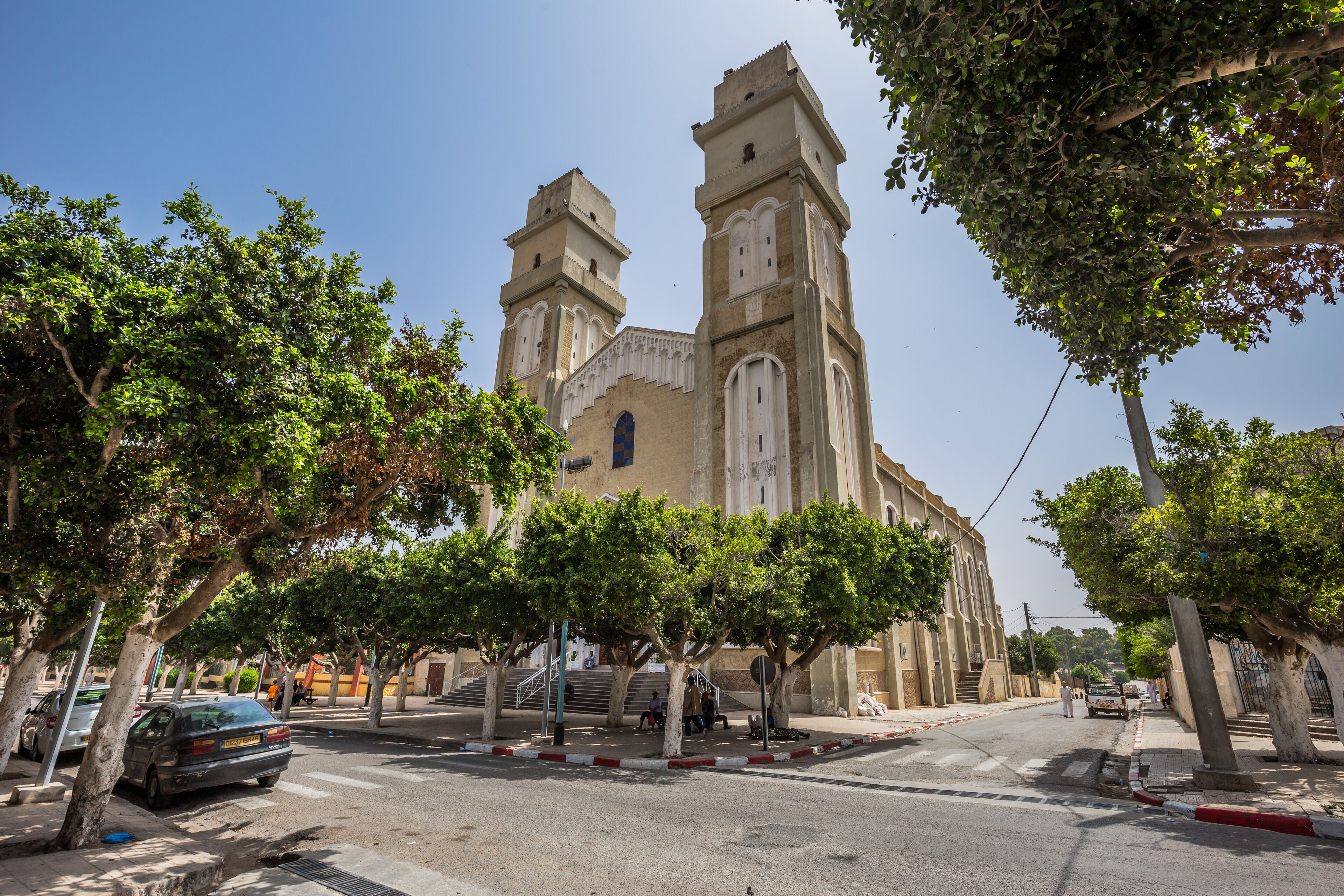 Ain Temouchent - June 02, 2017: Historic center of Ain Temouchent, Algeria