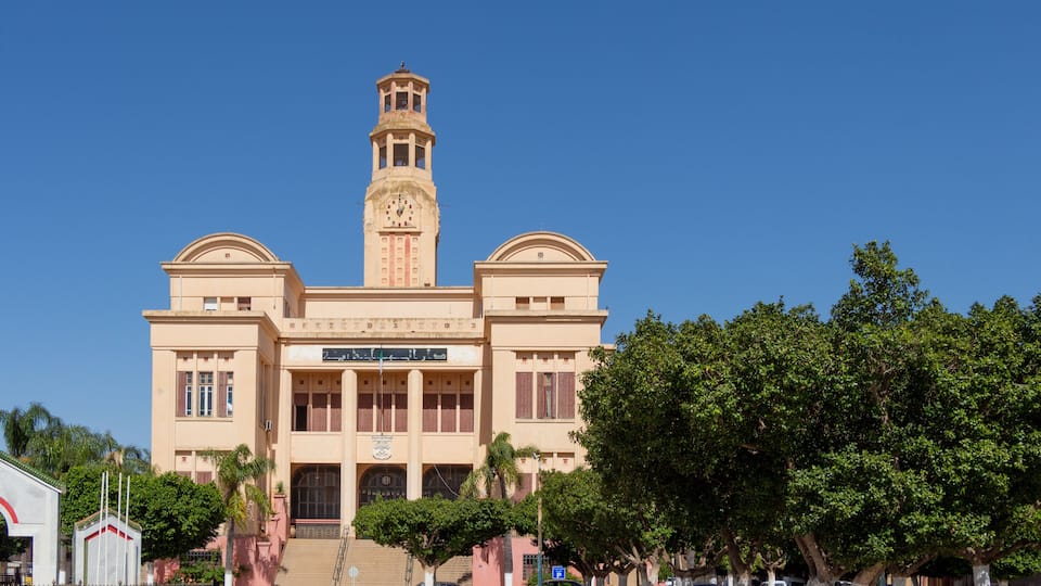 City hall of the town of Aïn Témouchent, Algeria. English : Ain Temouchent.