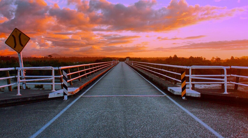 As soon as we reached the ocean, the sky lit up with a magic sunset. Not a bad welcome to the West Coast...
This little gem lies between the South Island towns of Haast and Hokitika.
To catch more of our adventures - follow our journey on www.TheAdventureIsCalling.Com
#nzmustdo #RoadTrip #NewZealand #sunset #GoldenHour #EndelssSummer #WeekendGetaway