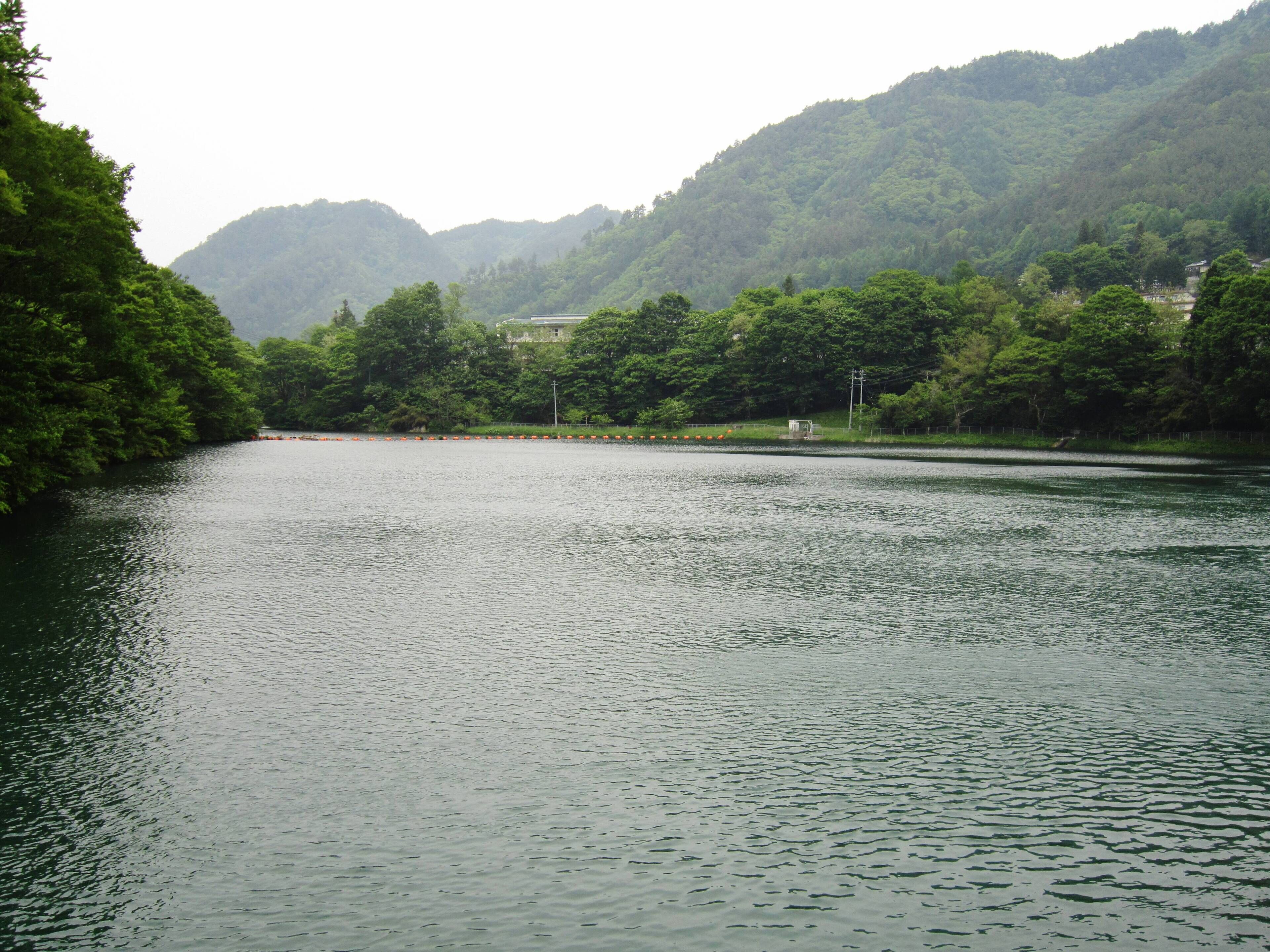 Kurokawa Dam lake.