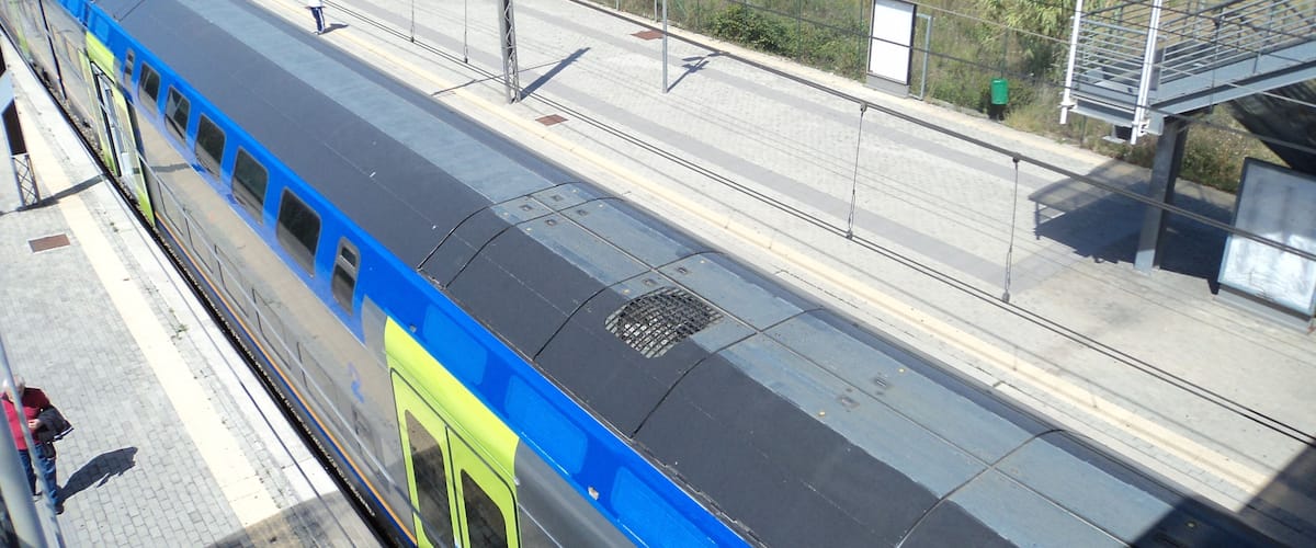 Elettrotreno TAF - Stazione di Fiera di Roma